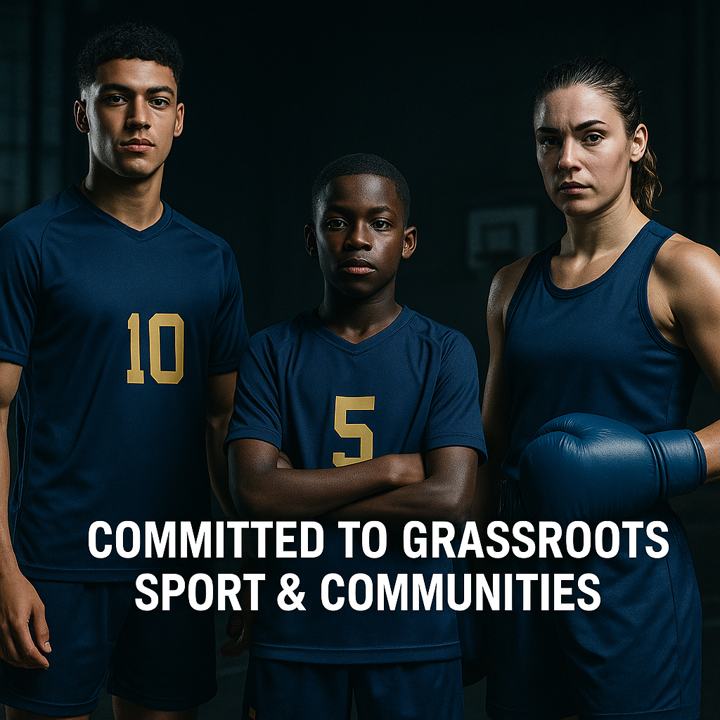 Boxing and football community athletes — committed to grassroots sport and local communities